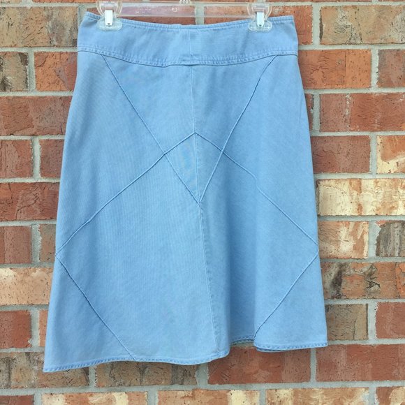 Jones New York Dresses & Skirts - Jones New York Sport Size 6 Petite Blue Jean Skirt